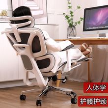 高档人体工学椅电脑椅可躺办公椅舒适久坐老板椅家用座椅电竞椅子