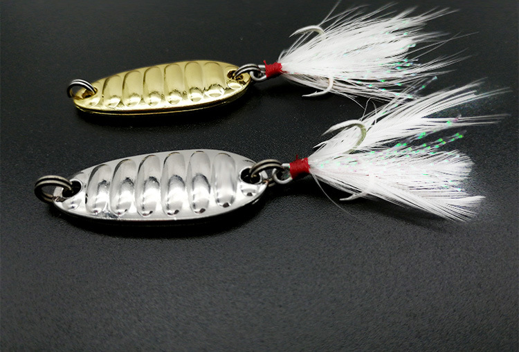 平振亮片路亚饵远投仿生假饵血槽三本钩翘嘴鲈鱼饵金属亮片路亚饵