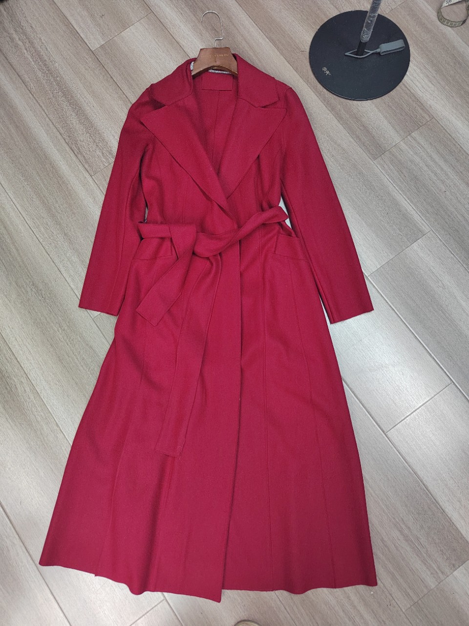 暗红色羊毛大衣特价不退不换sml-阿里巴巴
