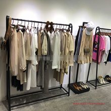 女装店货架落地式挂衣架婚纱架子服装架双层服装店展示架礼服