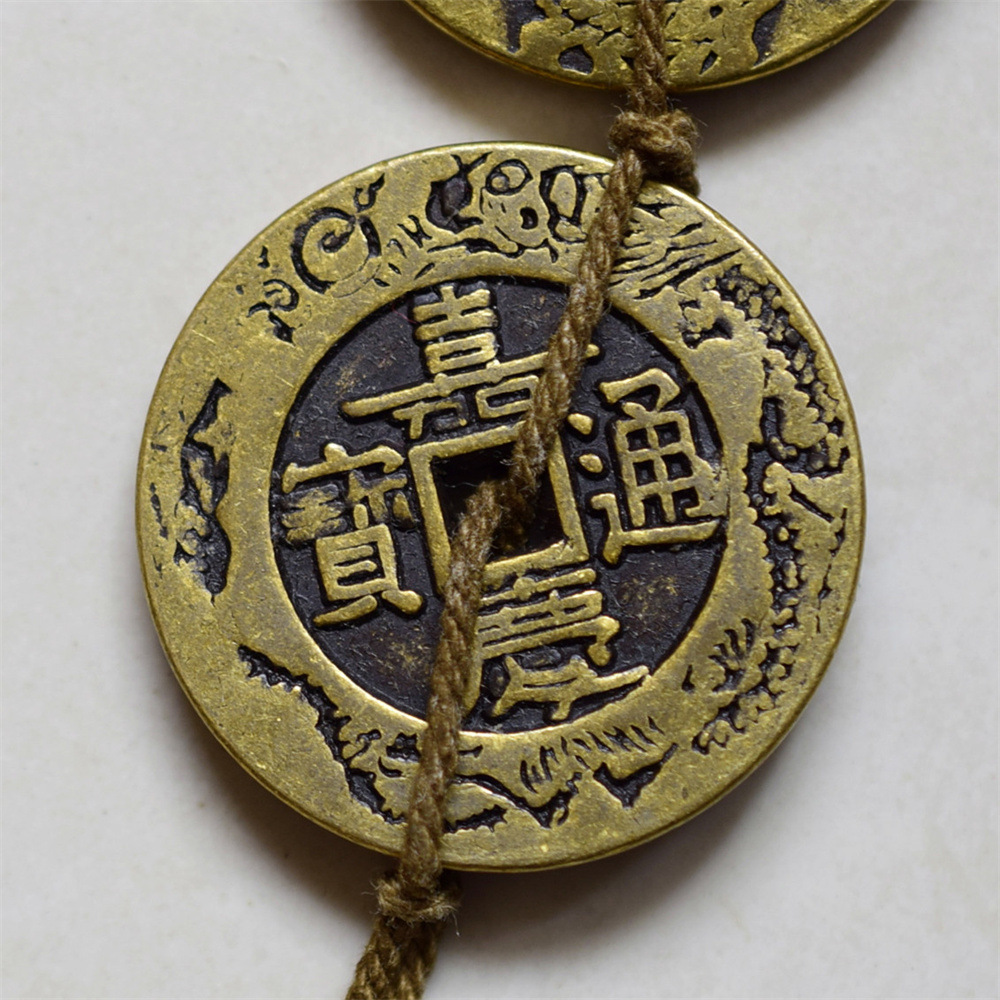 五帝钱铜钱批发32mm大号铜币清钱币古玩做旧顺治康熙雍正乾隆嘉庆