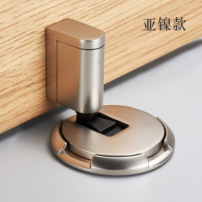 防风地吸免打孔机械门吸防撞房门卧室门挡器无磁静音隐形门碰日式