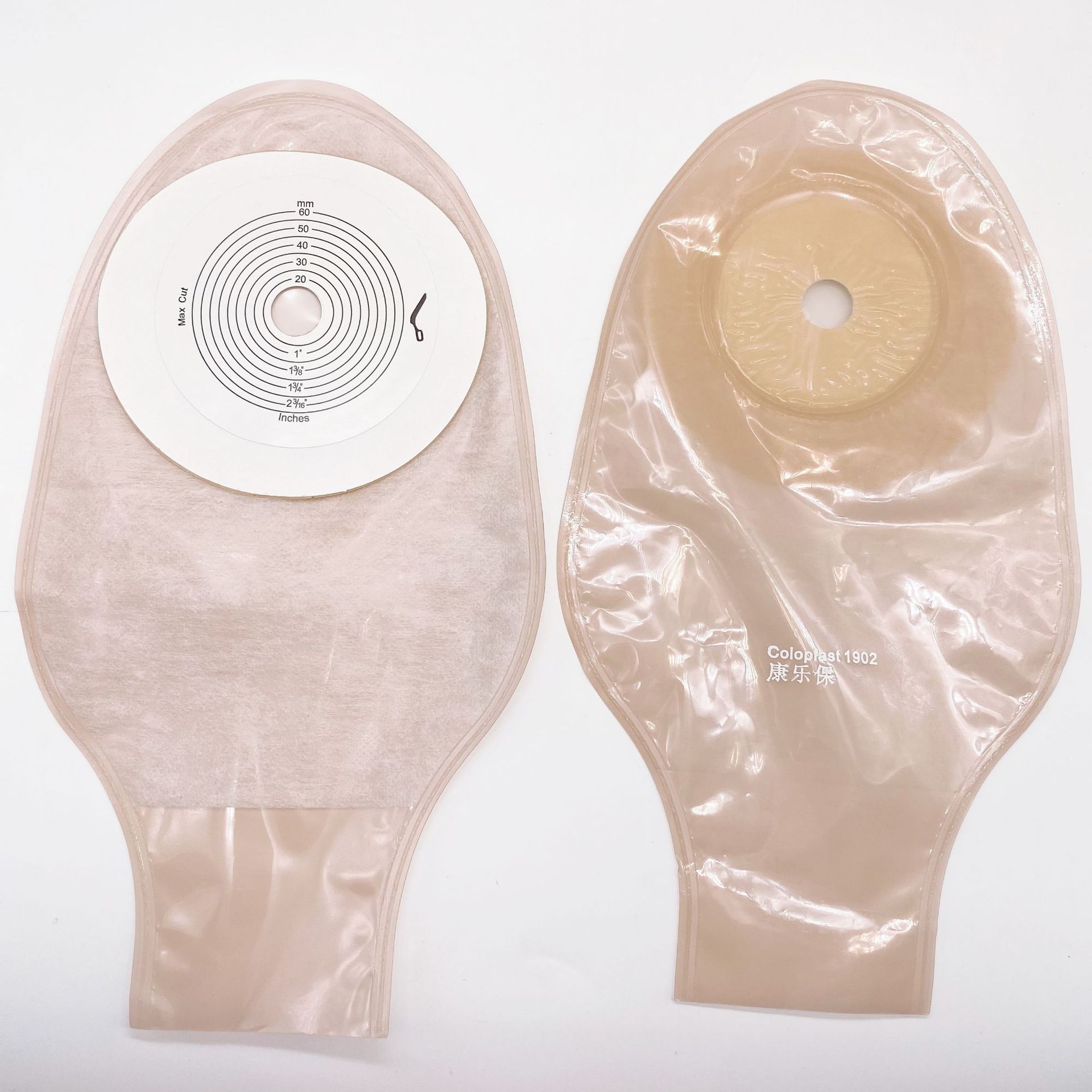 康乐保1902造口袋10个送夹子安舒一件式大便袋粪袋包邮