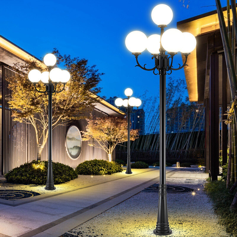 云科厂家 路灯 家用户外防水led灯 小区室外庭院3米高杆灯 花园别