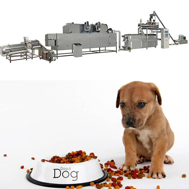 低温烘焙狗粮生产线设备 冻干狗粮生产线机械 宠物饲料生产线机器