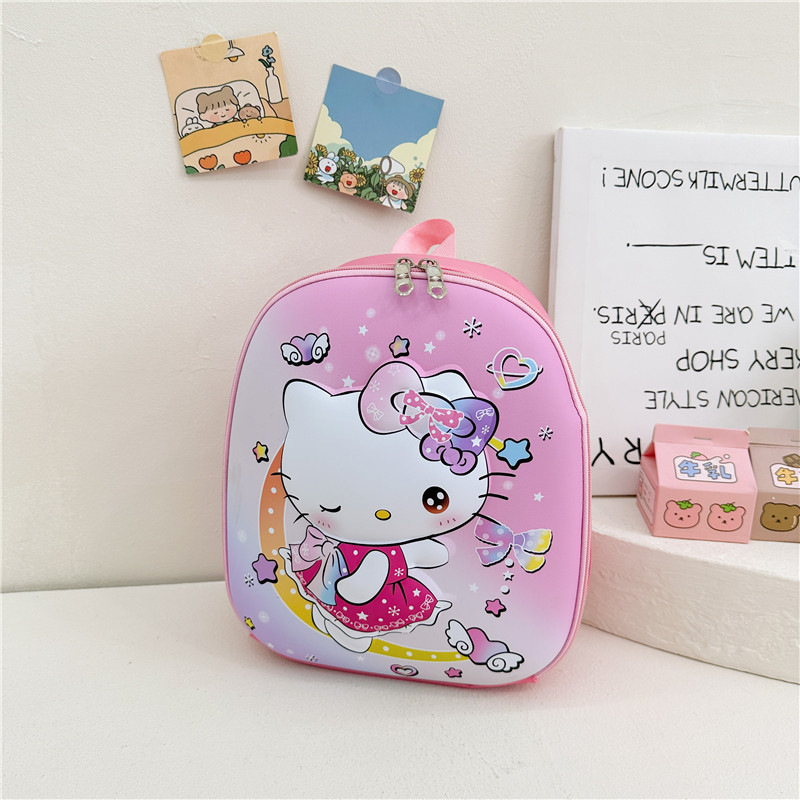 Children's Hardshell Bag New Eva Boys and Girls Cartoon Bag Kindergarten Western Style Eggshell Bag Backpack