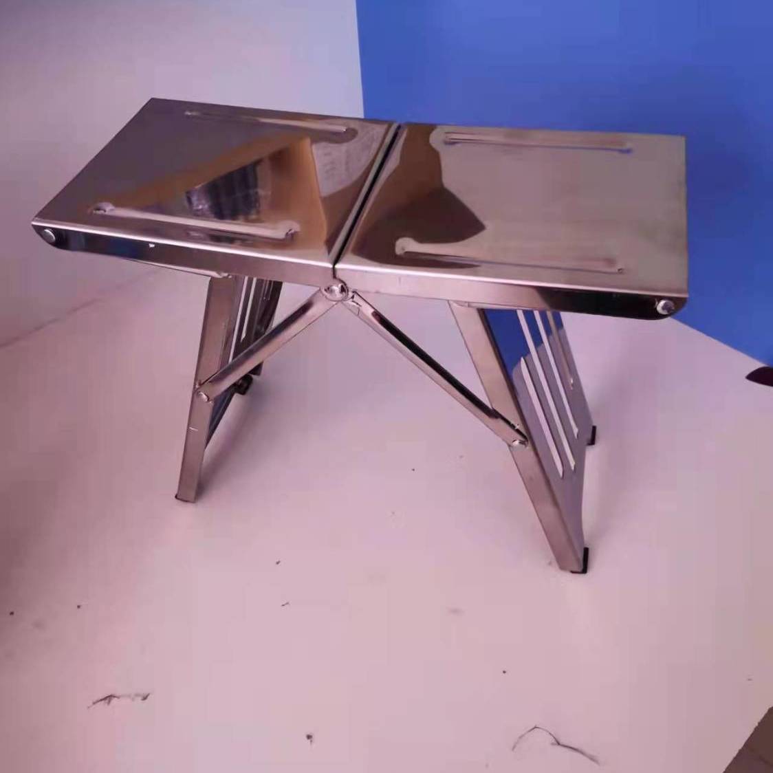 【新款】不锈钢板折叠凳户外便携式小马扎超轻加厚折叠火车钓鱼凳