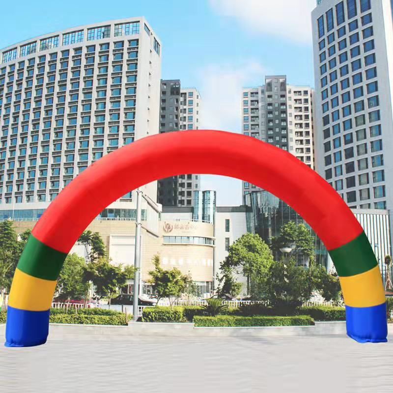双龙拱门龙凤充气门庭开业结婚户外活动节日婚庆婚礼彩虹门夜灯光
