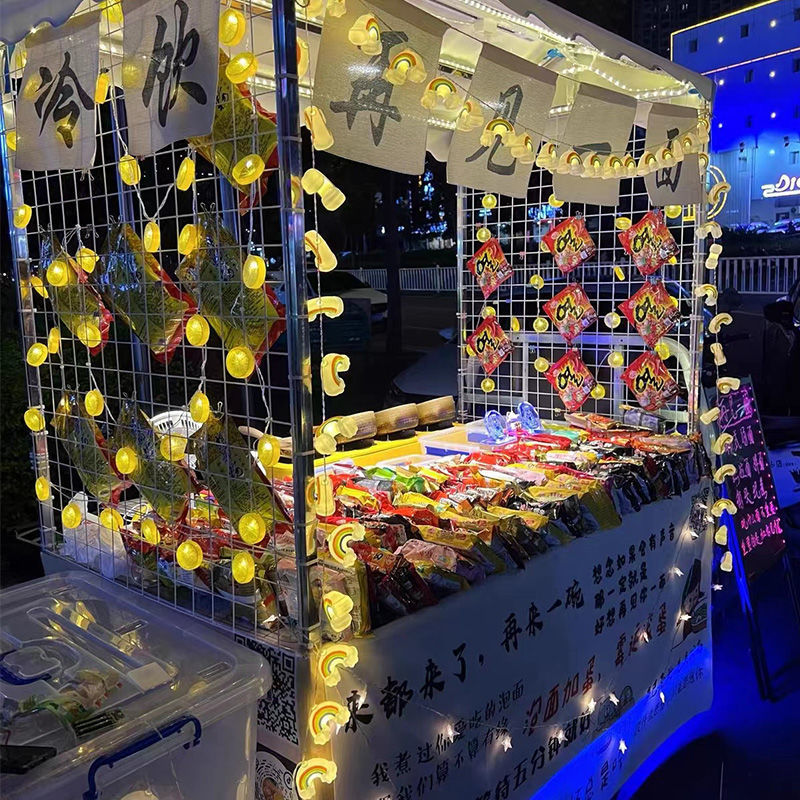 彩灯串批发夜市摆摊灯光氛围灯地摊usb装饰灯串户外露营led小夜灯
