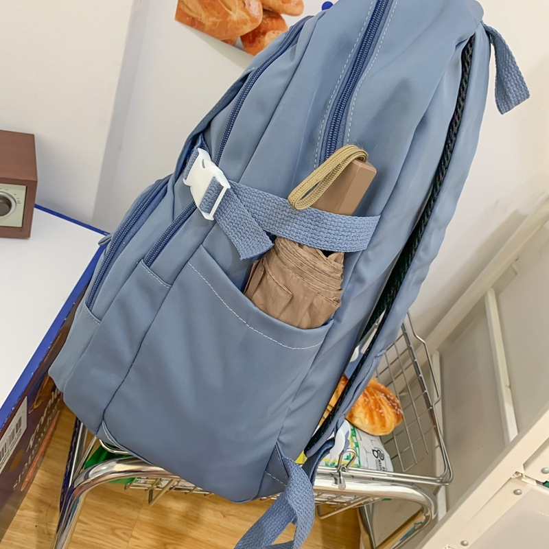 Factory Price Wholesale New Junior's Schoolbag Girl Male Large Capacity Student Backpack Middle School Student Schoolbag Girl