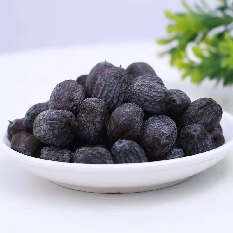 拍一斤送一斤无核黑枣君迁野黑枣河北特产软枣野柿子包邮50g-阿里巴巴