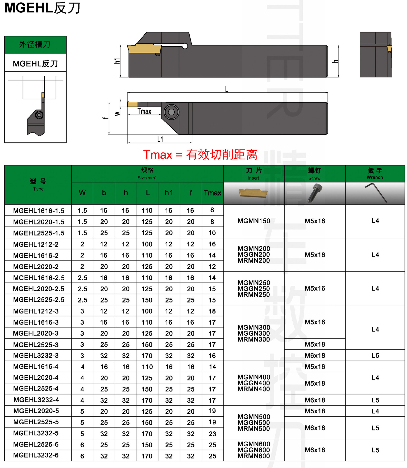 数控车床刀具车刀刀杆mgehl2020-3232-2-4反刀外切槽刀机架切断刀