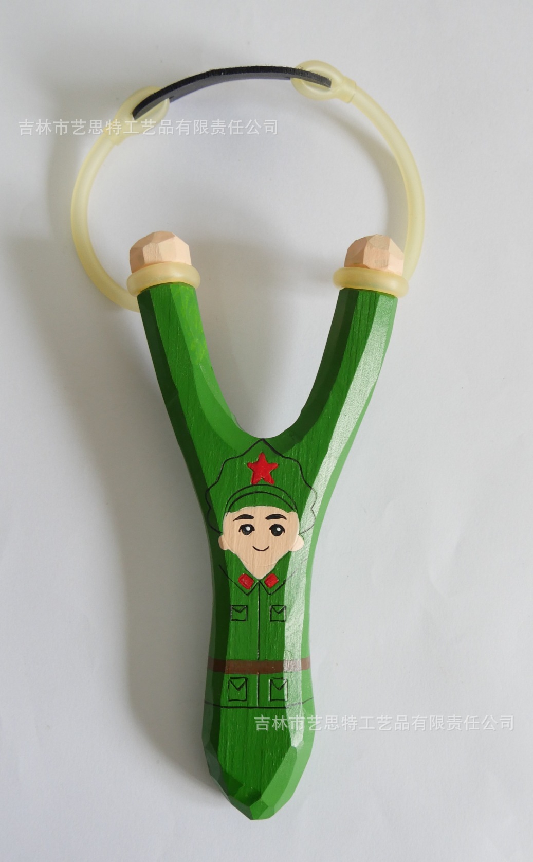 手工雕刻木雕弹弓卡通弹弓红军玩具弹弓儿童玩具弹弓地摊旅游礼品