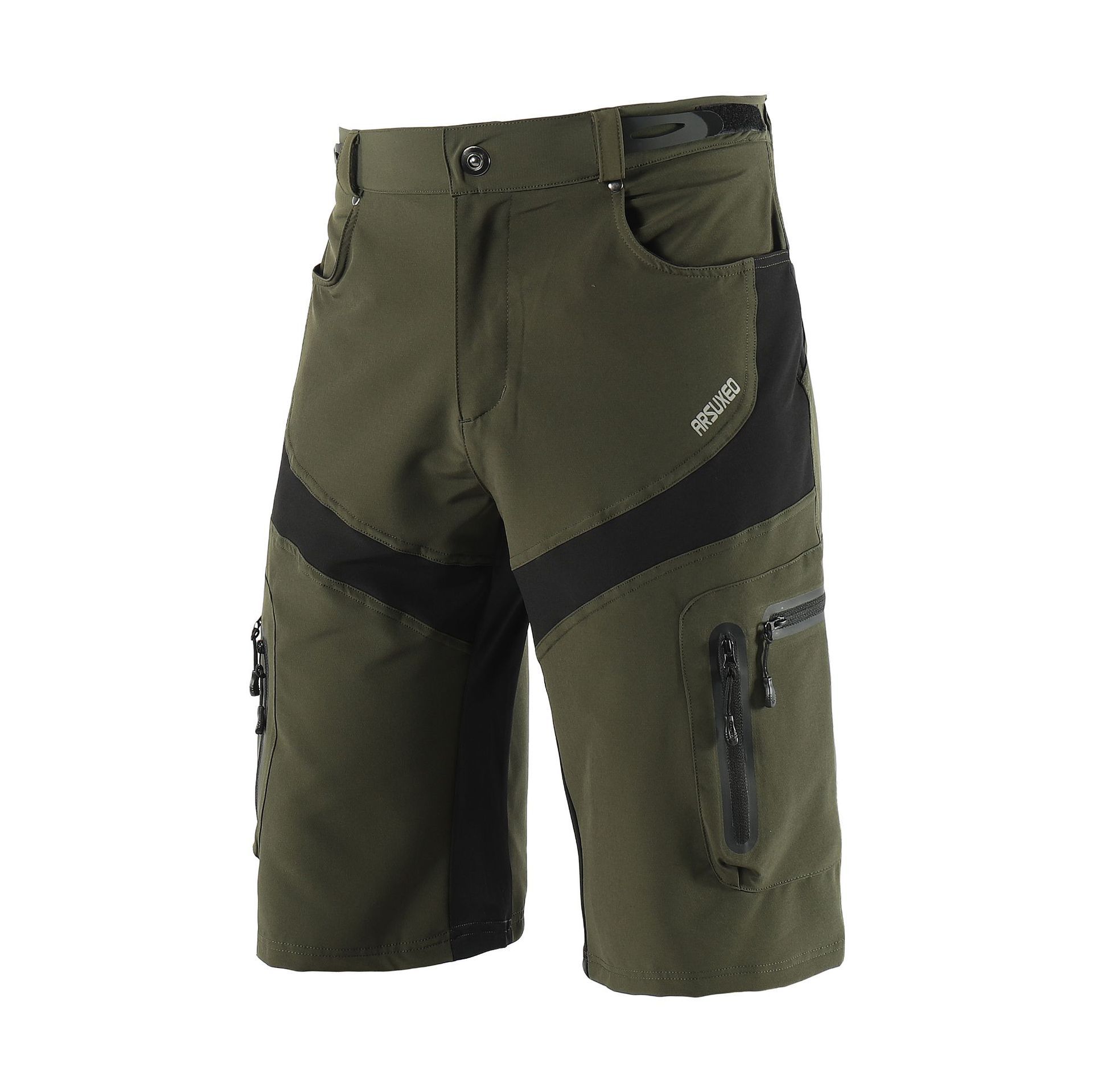 新品户外休闲登山短裤 越野山地车专业骑行透气排汗五分中裤1806