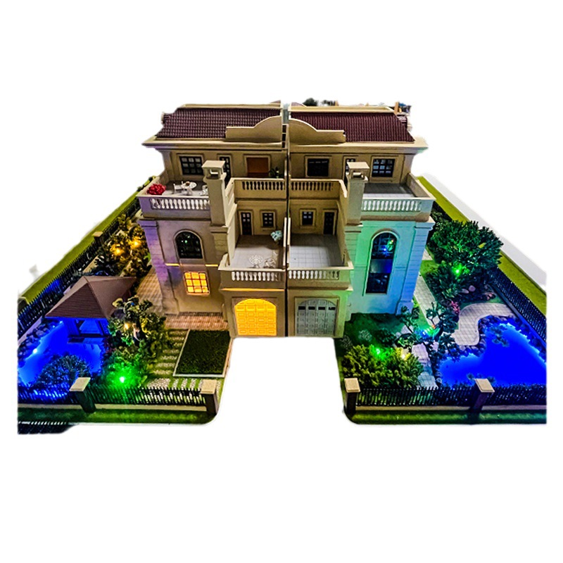 Villa Model House Sand Table House Indoor Profile Miniature Model Decoration Single Lifting Apartment Building Model