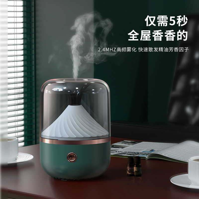 Humidifier Household Mini Aroma Diffuser USB Ultrasonic Bedroom Office Humidification Mute Essential Oil Aromatherapy Wholesale