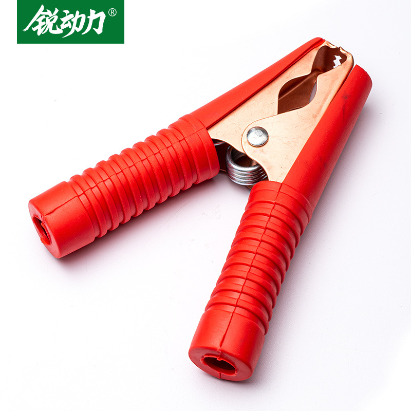 镀铜大号鳄鱼夹全新100a 全包电流夹 汽车电瓶夹电池电流连接卡子