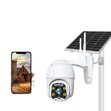 太阳能监控摄像头 跨境户外高清家用WiFi/4G无线监控器球机