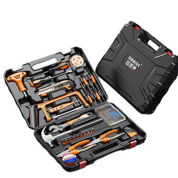 德国欧莱德家庭维修工具组合套装家用多功能手动五金工具箱套装