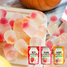 韩国Pinkroly品可粒酸奶味夹心软糖50g乳酸菌软糖果糖零食厂批发