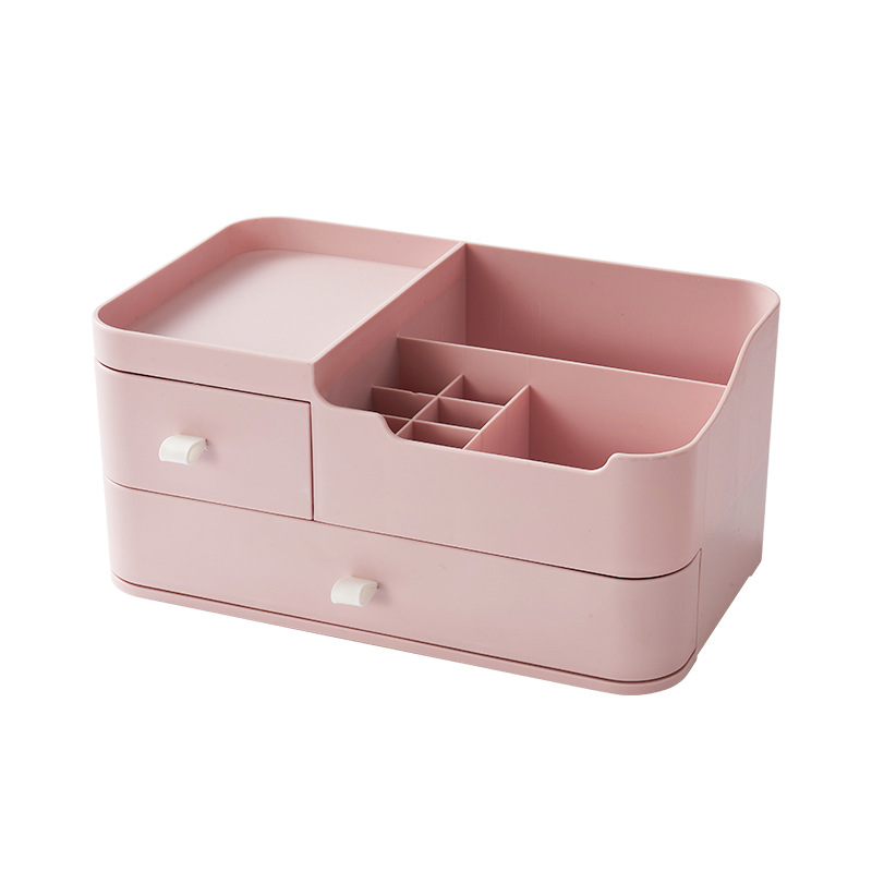 LC Storage Rack Dormitory Desktop Organizing Drawer Type Skincare Storage Plastic Box Simple Cosmetics Storage Box