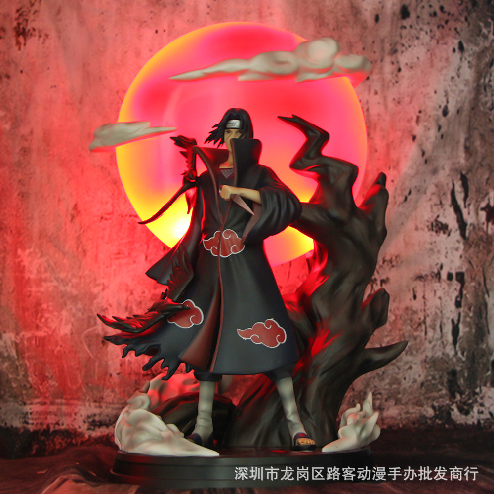 火影gk 神武 月读 鼬 鼬神 晓组织 乌鸦 宇智波鼬 可发光 手办