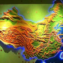 定制地形地貌沙盘模型中国地形图农业沙盘厂区学校光伏区域沙盘