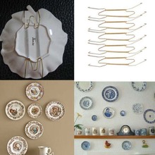 Plate Hanger Holder Wall Display Plate Dish Hangers Spring跨