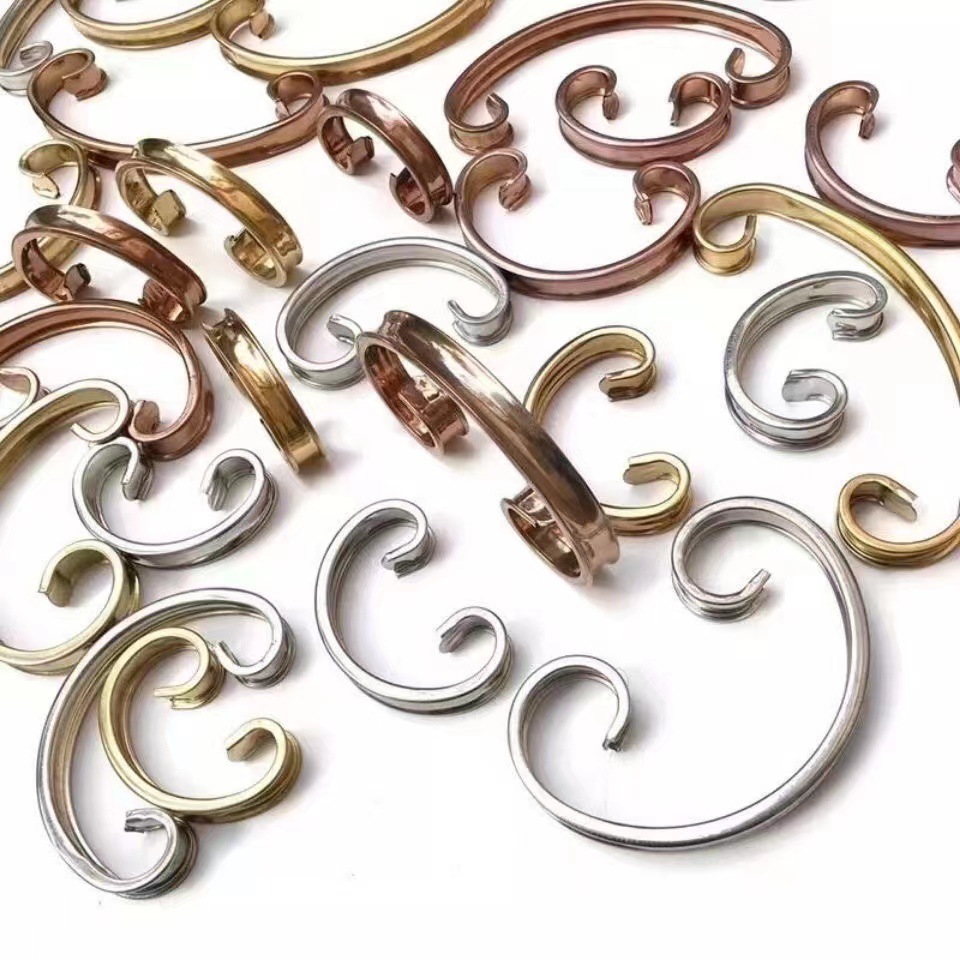 不锈钢冲压门花装饰配件欧式大门围墙护栏楼梯扶手门庭院门