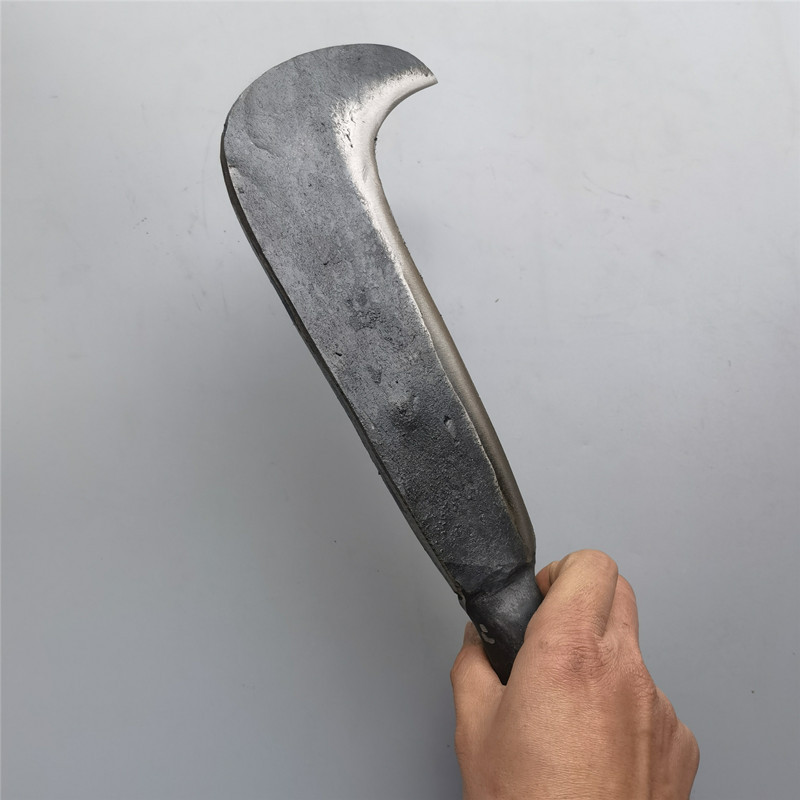 英达利锻打砍柴刀户外开山柴刀镰刀批发镰刀农用野营镰刀农用工具