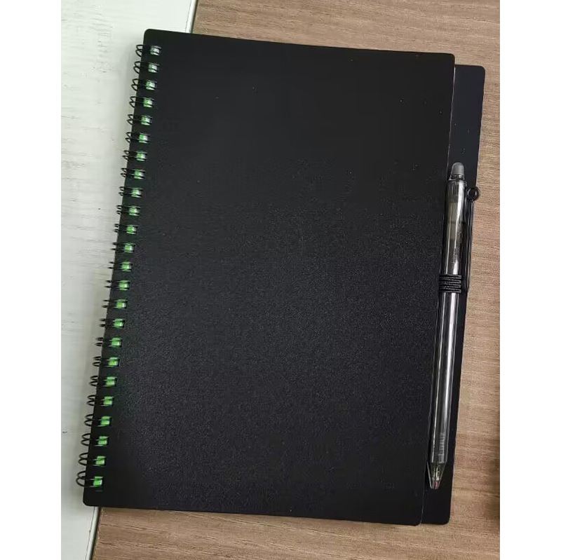 A5 Erasable Coil Book Thick Waterproof Mori Rock Stone Paper Notebook Black Technology Repeated Writing Notepad