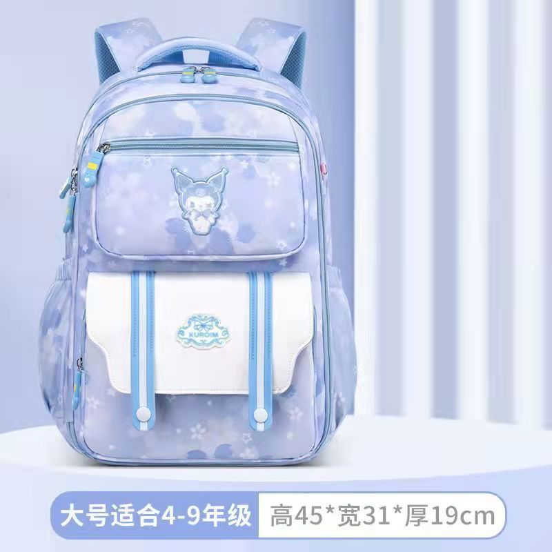 New Clow M Schoolbag Primary School Student Female Grade 1-3-6 Schoolbag Waterproof Large Capacity Junior High School Girl Backpack