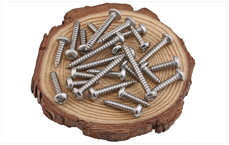 304不锈钢圆头梅花带针自攻螺丝加长防盗螺丝自攻丝钉m2.9--m4.