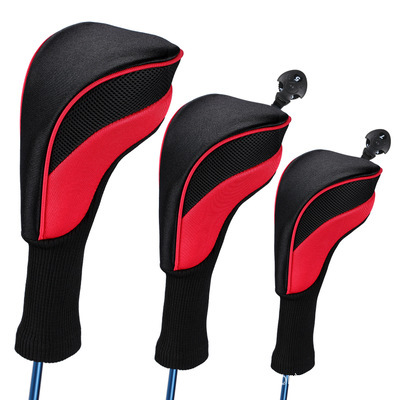 Golf Club Sleeve No. One, Three, Five Wooden Pole Protective Cover Golf Hat Golf Accessories Cross-Border Hot Selling