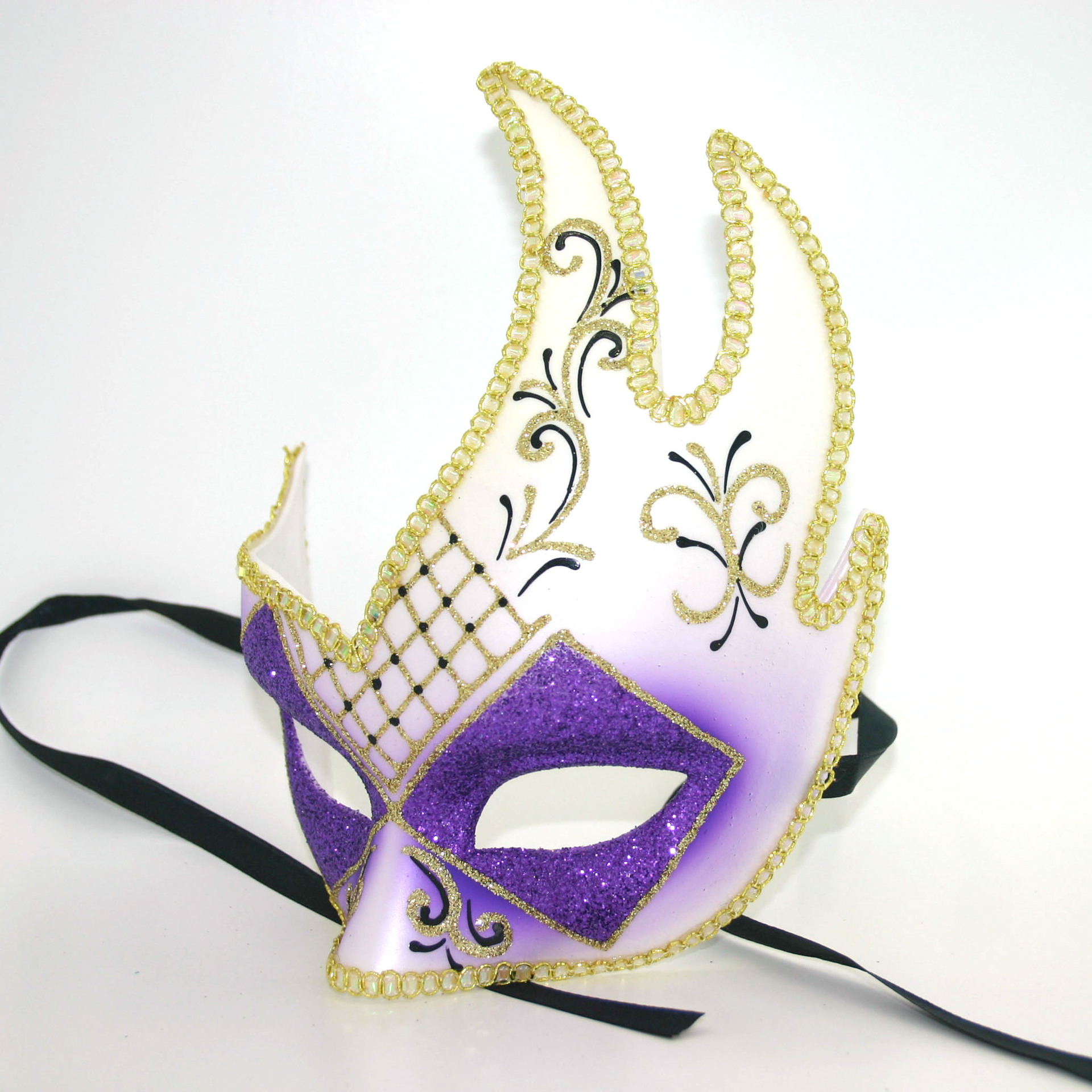 狂欢节化装舞会面具闪光威尼斯派对舞会面具女式男式派对配饰