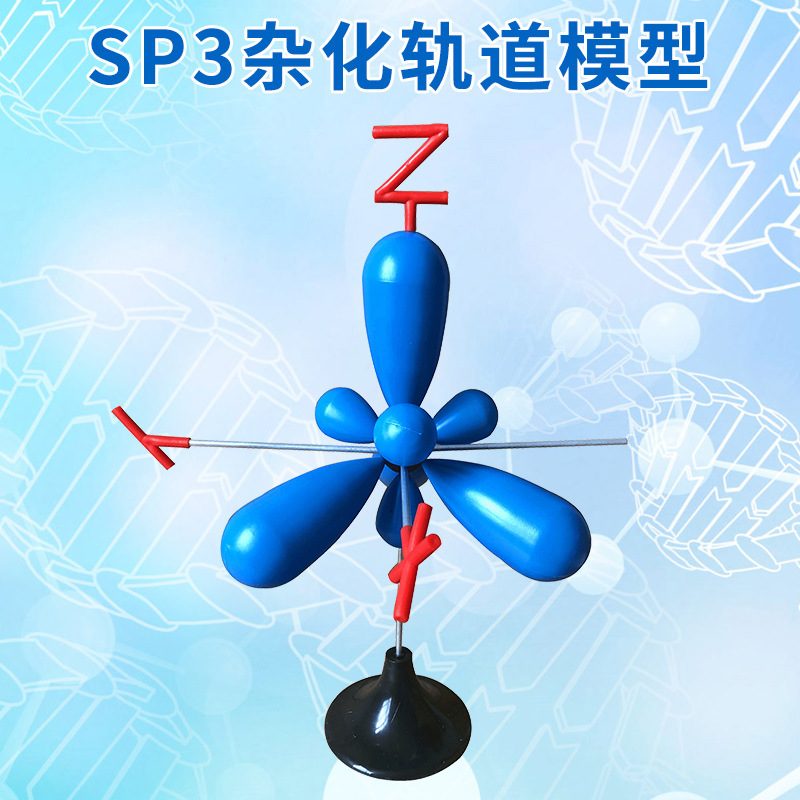 电子云杂化轨道模型24件套dsp3乙烯乙炔苯pxpypz高中大学