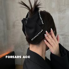 韩国新款珍珠抓夹优雅百搭鲨鱼夹发夹发卡后脑勺夹子头饰女