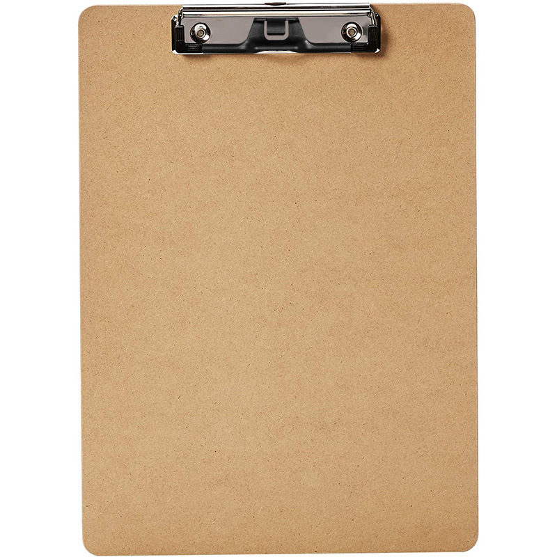 8101 Tablet Clip A4 File Folder Menu Pad Pad P2 Grade Wooden Writing Pad Clip Office Supplies Wholesale