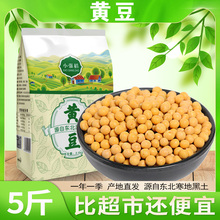 23年新东北农家自产黄豆5斤新豆黑龙江发芽生豆芽打豆浆大豆