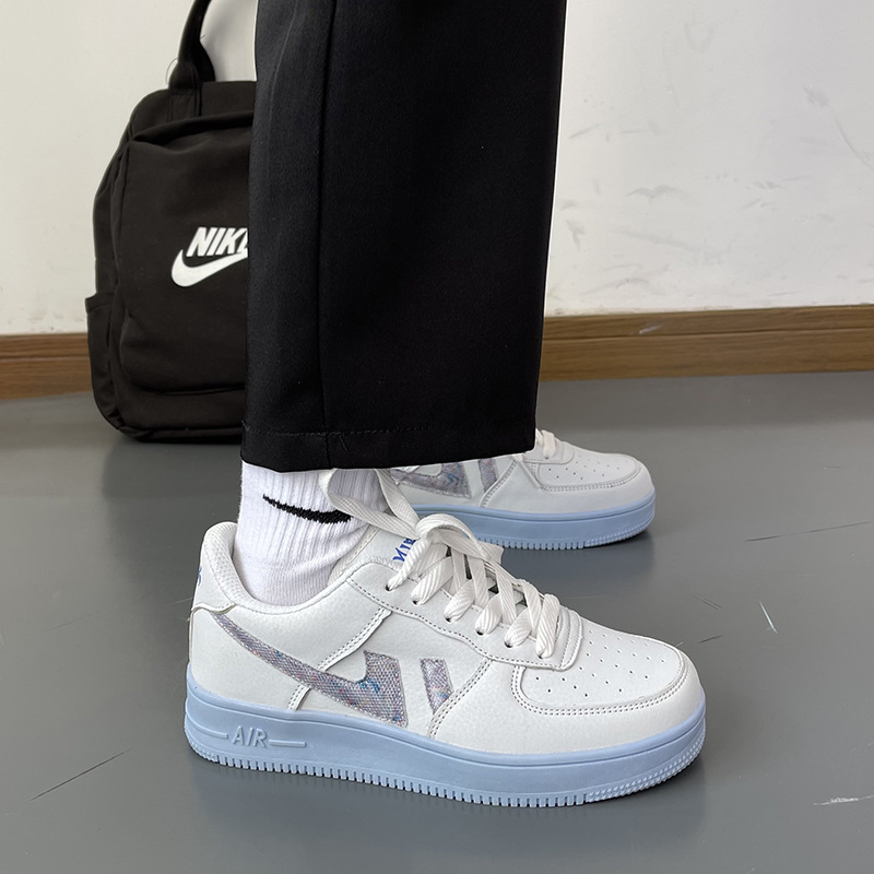 2022新款ins网红空军一号男鞋潮流百搭学生雾霾蓝运动鞋子男女潮