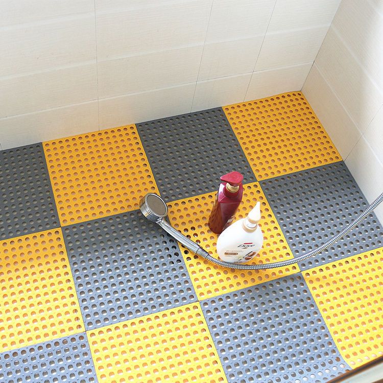 卫生间防滑垫浴室地垫防水淋浴家用镂空拼接洗澡间厕所脚垫地垫