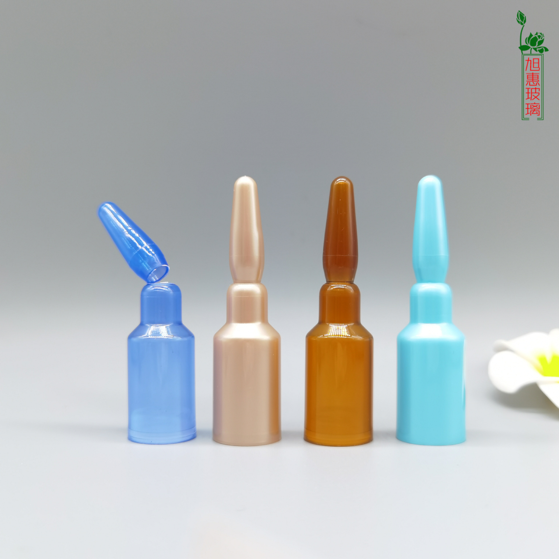 5ml透明法国安瓶化妆品精华液分装小样瓶塑料pp底部灌装包装瓶