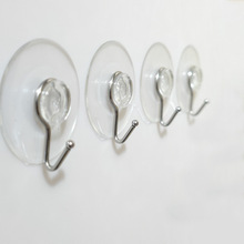 卫生间强力真空吸盘挂钩厨房门口吸壁式玻璃壁挂免打孔承重粘钩