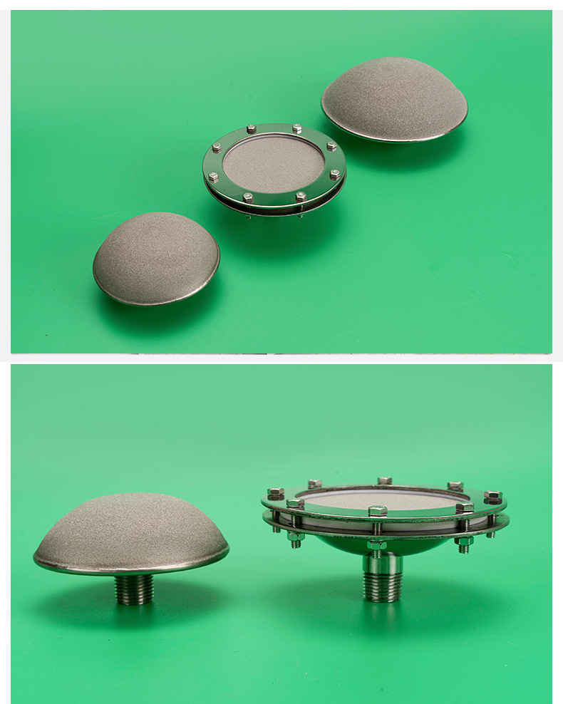 平板钛合金曝气器 臭氧曝气头 球型拱形曝气器 曝气盘