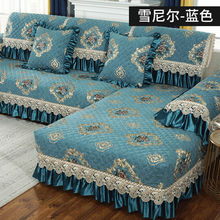 沙发垫四季通用雪尼尔垫子欧式坐垫简约现代客厅全包套