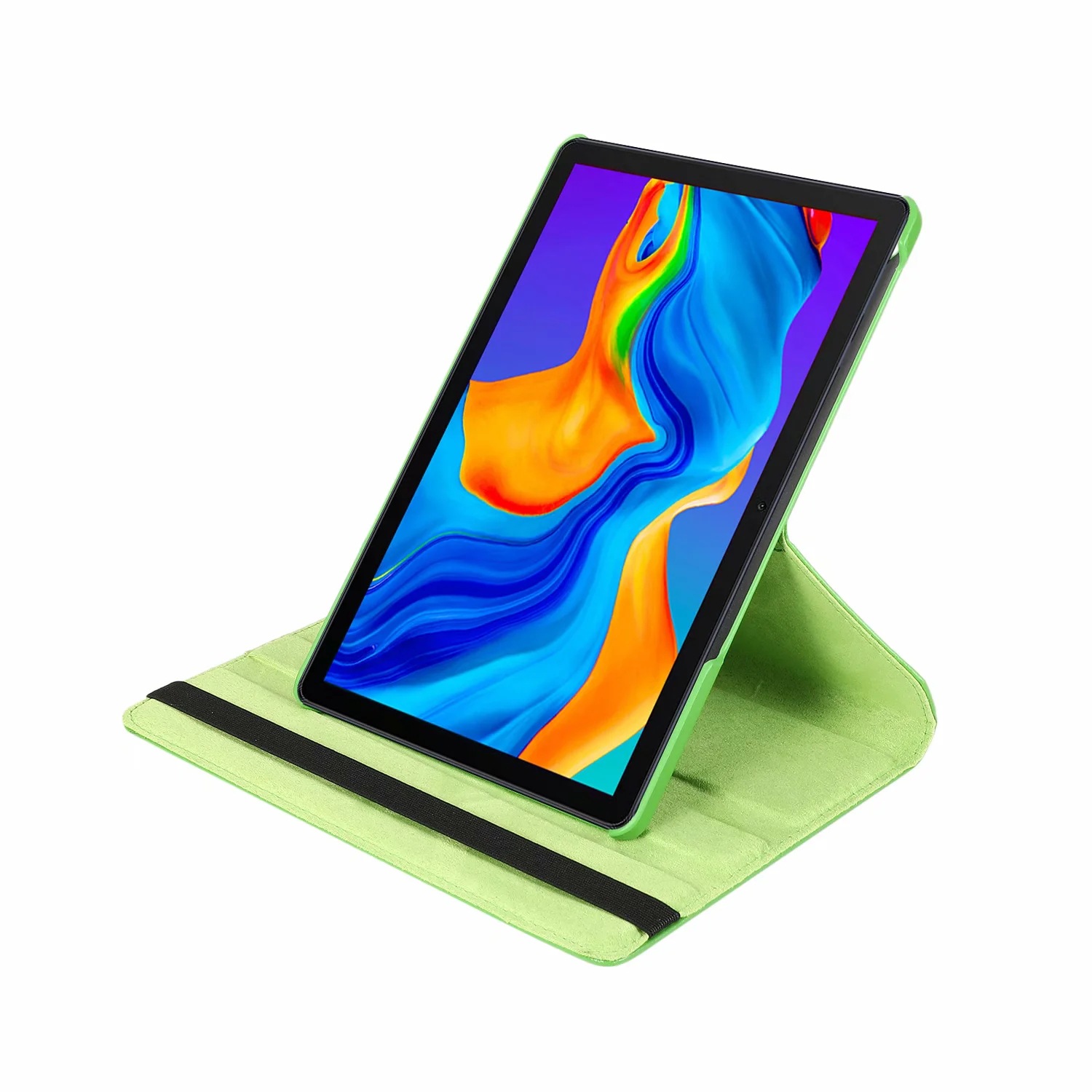 1旋转荔枝纹t6平板保护套荣耀x6 9.7皮套10.1寸t10s