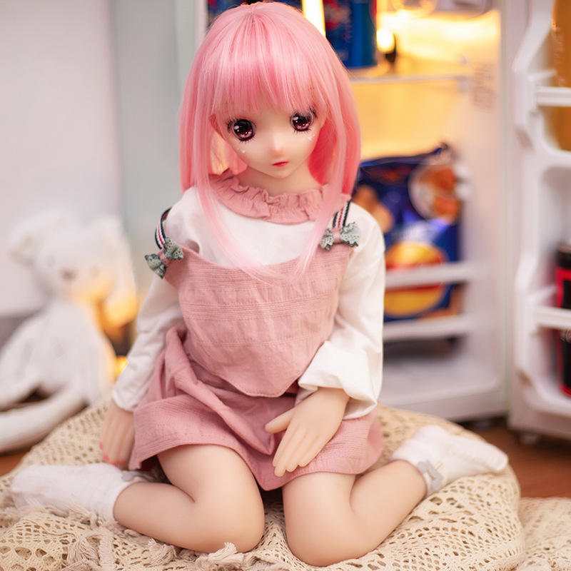 魅涩65cm二次元实体娃娃全硅胶真人充气娃娃男用可插入果冻胸玩偶