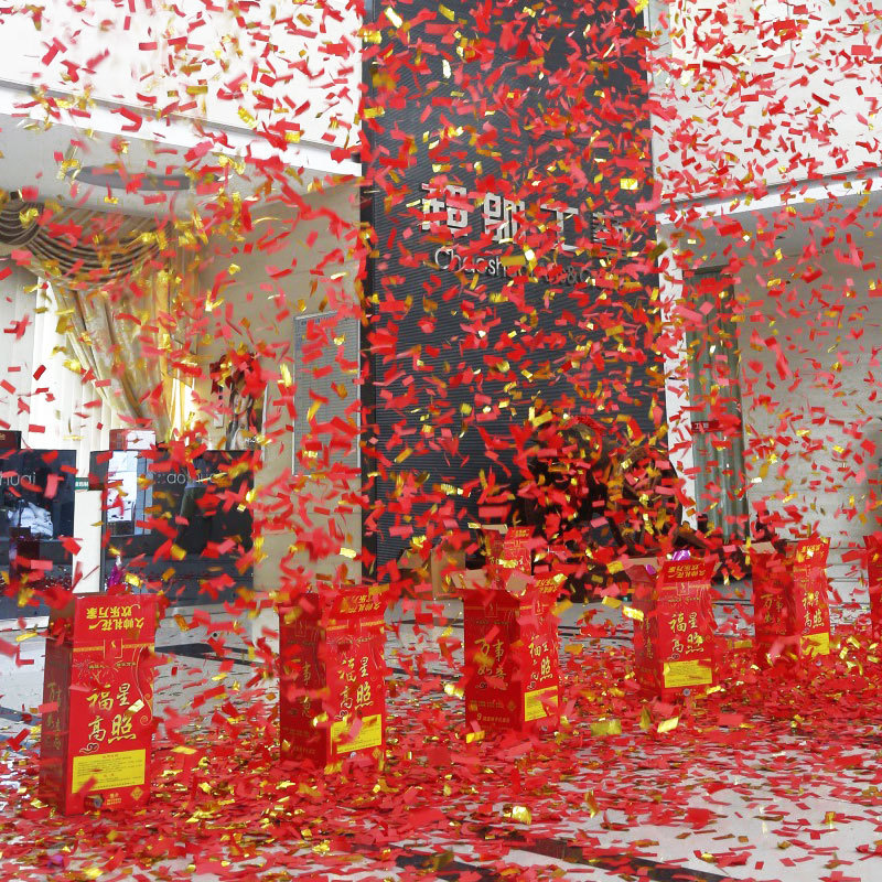 礼花炮电子礼炮结婚礼花婚礼喷花筒婚庆花瓣雨礼开业彩炮烟花彩花