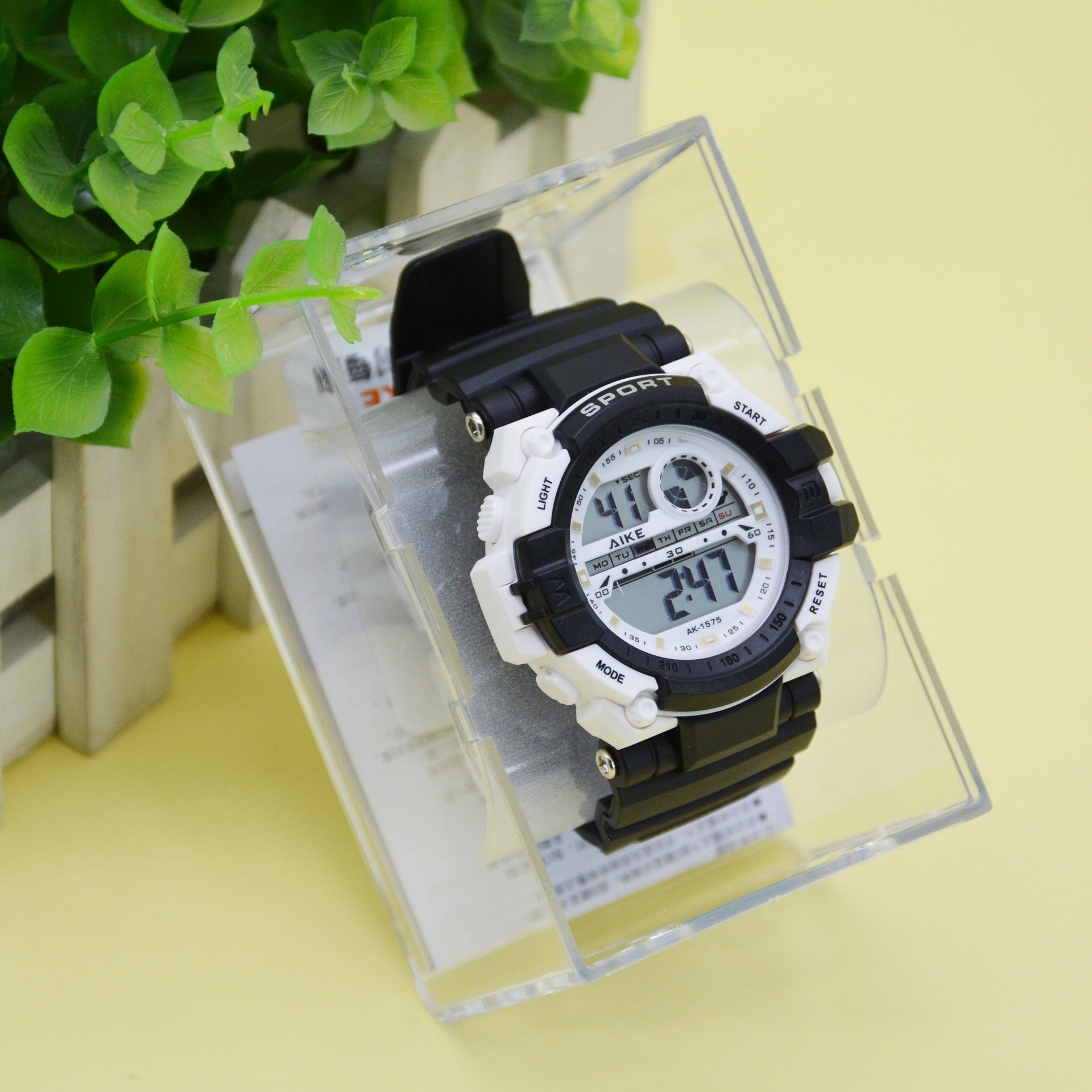 23新款爱刻马卡龙撞色电子表学生青少年多功能时尚腕表防水手表批