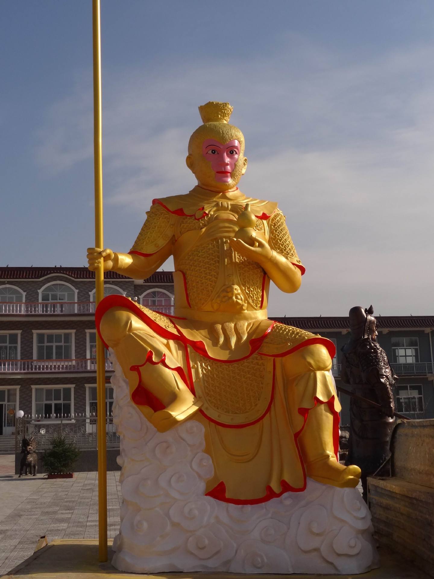 纯铜猴子摆件齐天大圣佛像孙悟空 斗战神佛神像家居工艺品